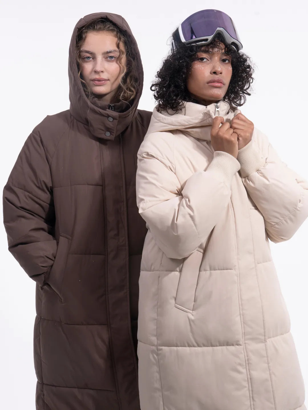 Langer Winterparka