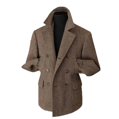 Giacca Blazer Herringbone Tweed