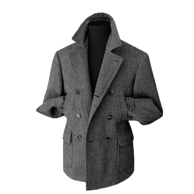 Giacca Blazer Herringbone Tweed