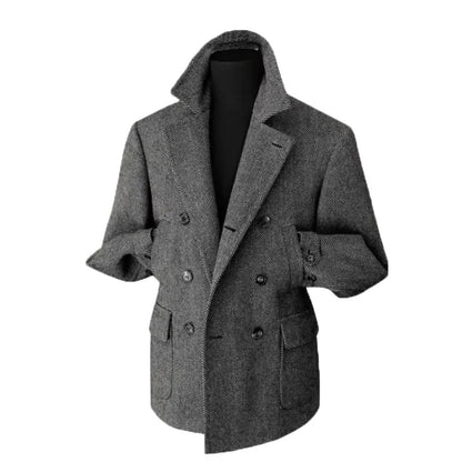 Giacca Blazer Herringbone Tweed