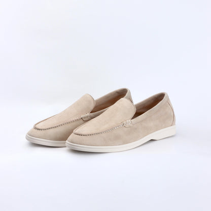 Malibu - Mocassino Loafers in Camoscio Estivo