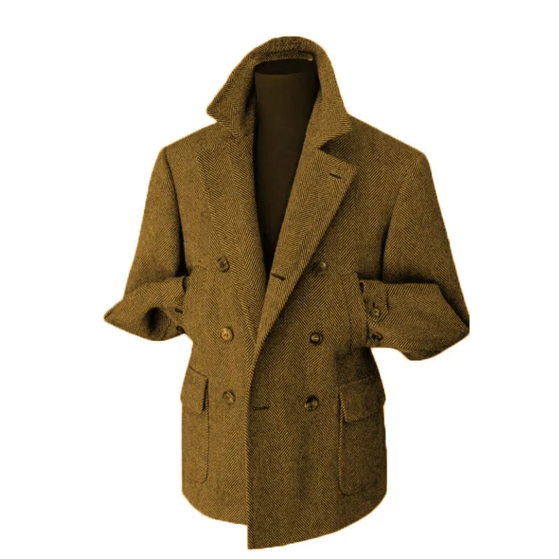 Giacca Blazer Herringbone Tweed