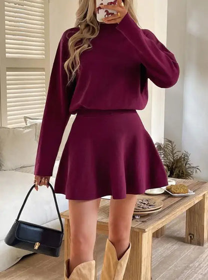 Vestito a Collo Alto