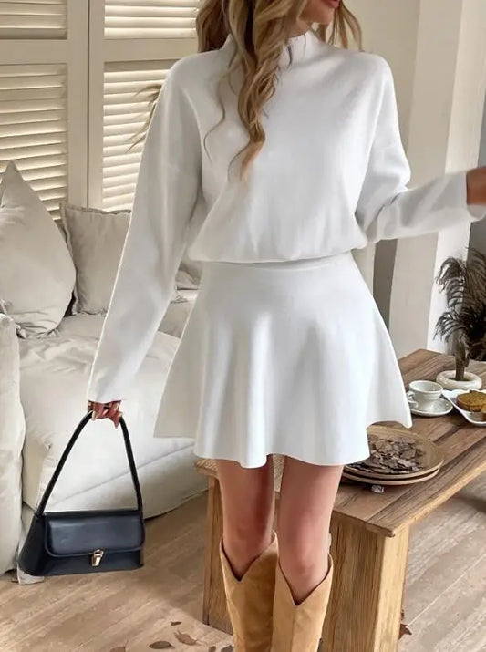 Vestito a Collo Alto