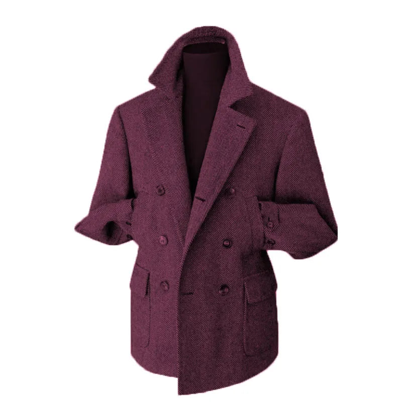 Giacca Blazer Herringbone Tweed