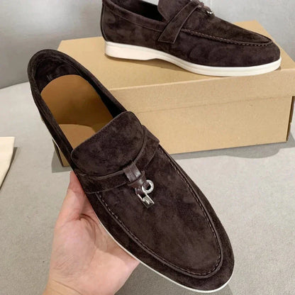 Mocassini in Camoscio Lory