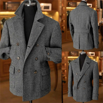 Giacca Blazer Herringbone Tweed