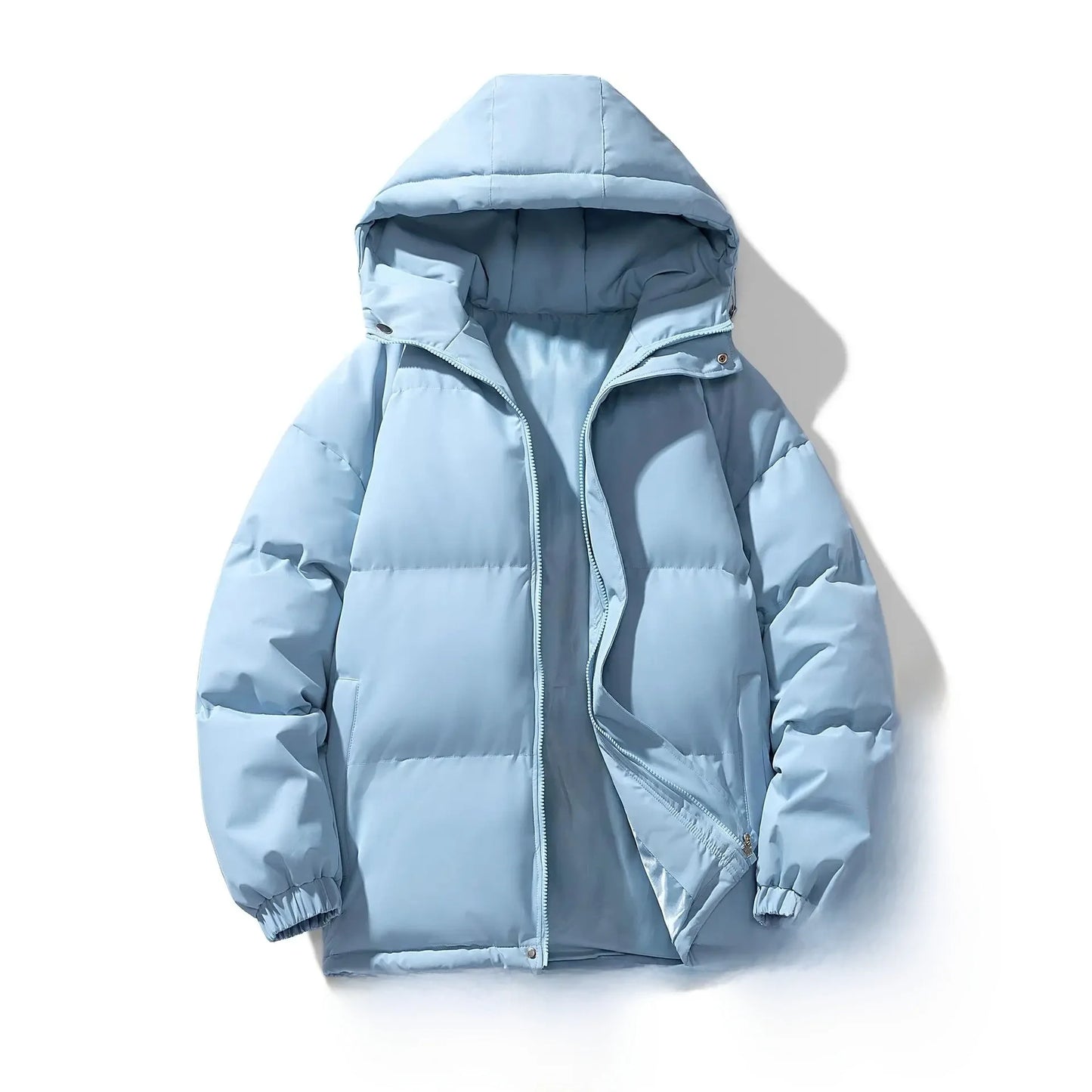 Giacca Puffer con Cappuccio e caldo interno