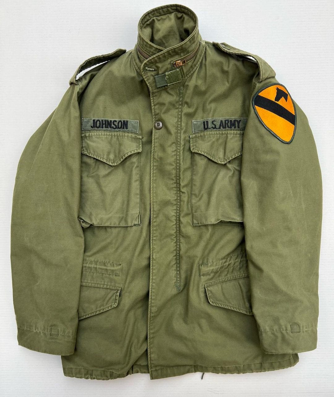 M65 Field Jacket Originale Vintage con Patch