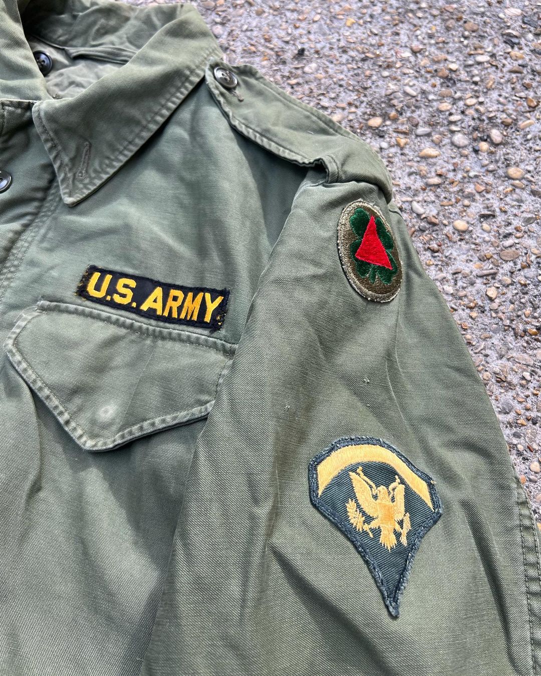 M51 Field Jacket Originale Vintage con Patch